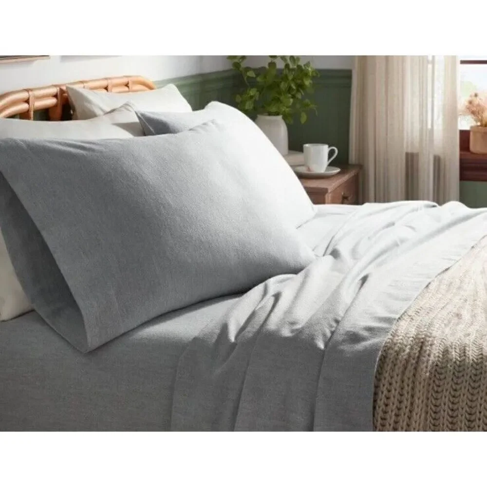 Threshold Flannel  Queen  Size Bed Pillow Cases